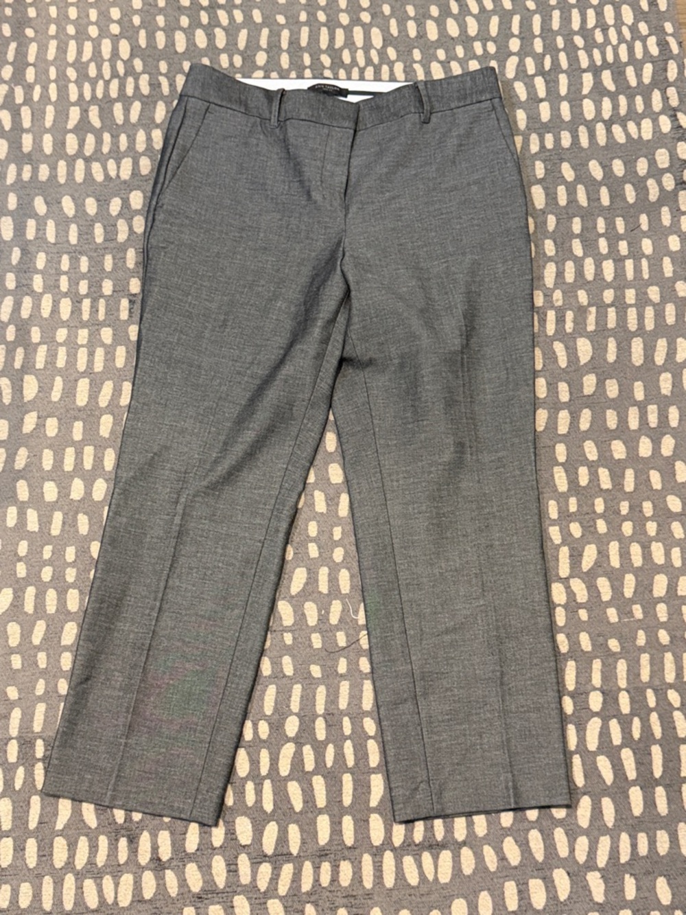 NWOT Ann Taylor Ladies Kate Fit Classic Gray Dress Pants Sz 8